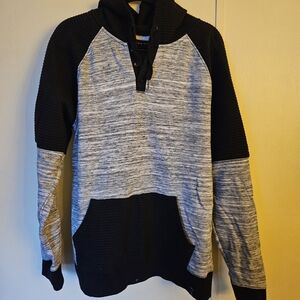 Black & Gray Hoodie sz XL But fits more like a Large.